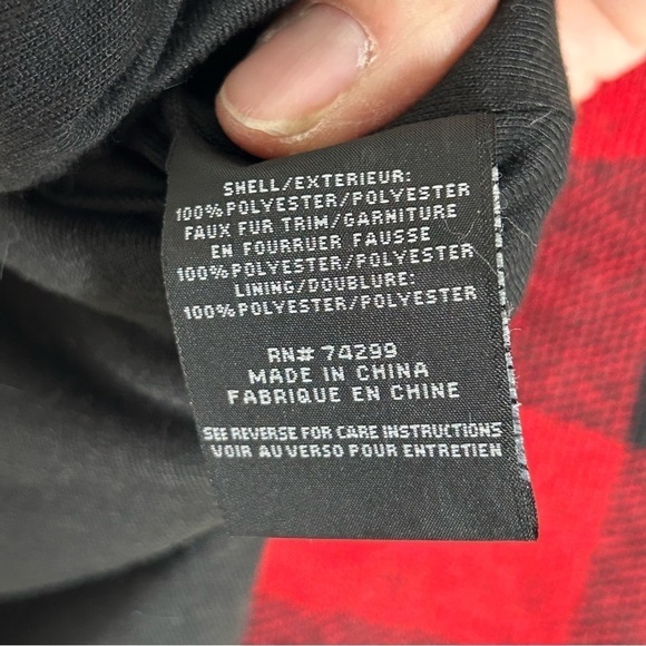 Steve Madden Plaid Faux Sherpa Collared Trench Coat NWT - Picture 13 of 16